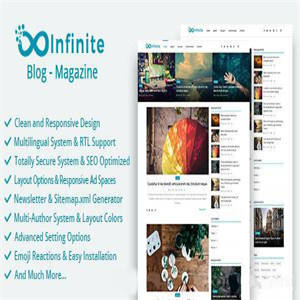 Infinite v4.1.1 – PHP博客&杂志系统破解版