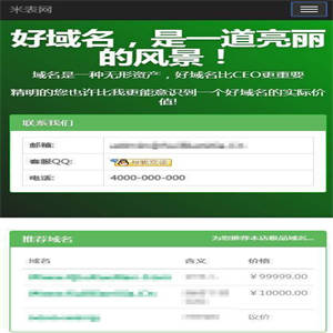 PHP域名销售管理网站系统源码 自适应PC+WAP