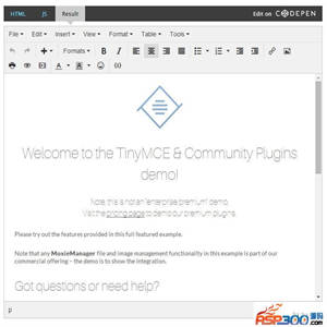 TinyMCE(可视化HTML编辑器) v5.8.2