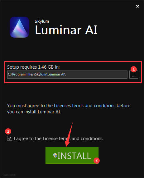 Luminar AI特别版安装教程