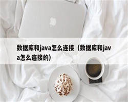 数据库和java怎么连接（数据库和java怎么连接的）