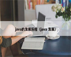 java的发展历程（java 发展）