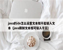 java的ide怎么设置文本框不能输入文本（java限制文本框可输入字符）