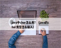 java中char怎么用？（java的char类型怎么输入）