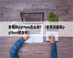 老男孩python怎么样？（老男孩最新python就业班）