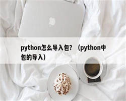 python怎么导入包？（python中包的导入）