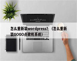 怎么重新装wordpress？（怎么重新装GOGO点歌机系统）