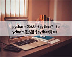 pycharm怎么运行python？（pycharm怎么运行python脚本）