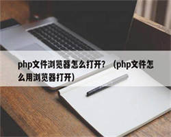 php文件浏览器怎么打开？（php文件怎么用浏览器打开）