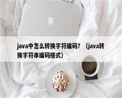 java中怎么转换字符编码？（java转换字符串编码格式）