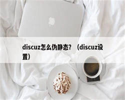 discuz怎么伪静态？（discuz设置）