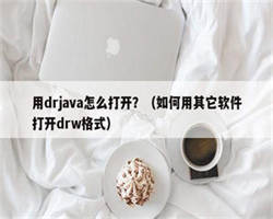 用drjava怎么打开？（如何用其它软件打开drw格式）