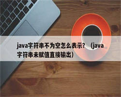 java字符串不为空怎么表示？（java字符串未赋值直接输出）