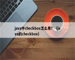 java中checkbox怎么用？（java的checkbox）