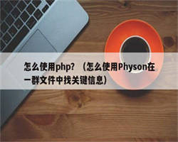 怎么使用php？（怎么使用Physon在一群文件中找关键信息）